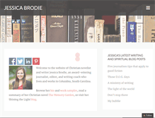 Tablet Screenshot of jessicabrodie.com